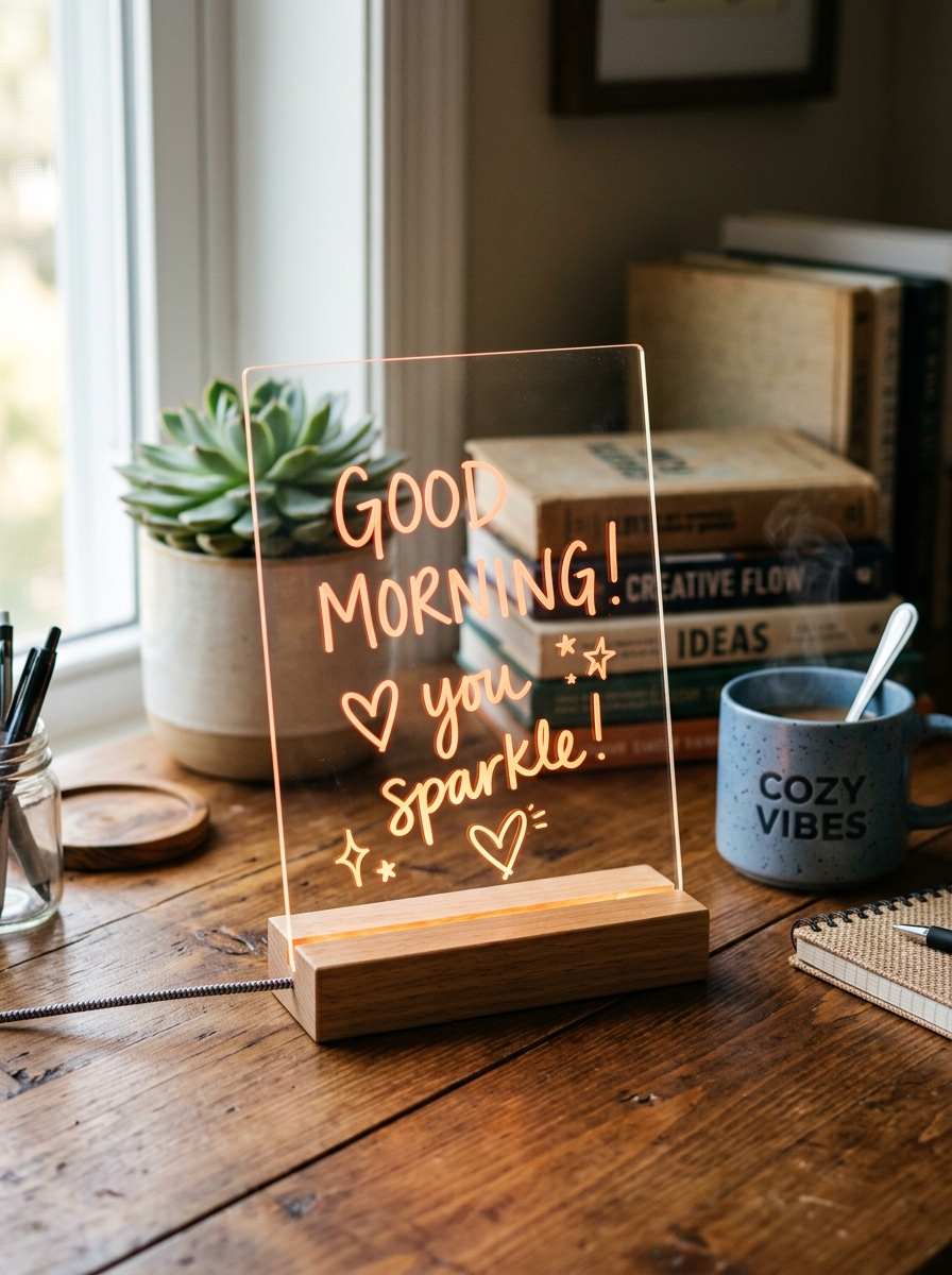CPENSUS DIY 3D Acrylic Writing Message Board