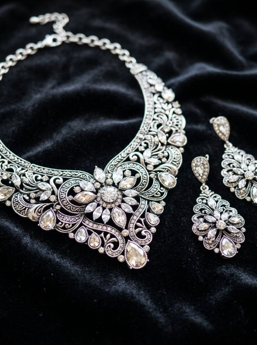 Shining Diva Fashion Western Necklace Combo