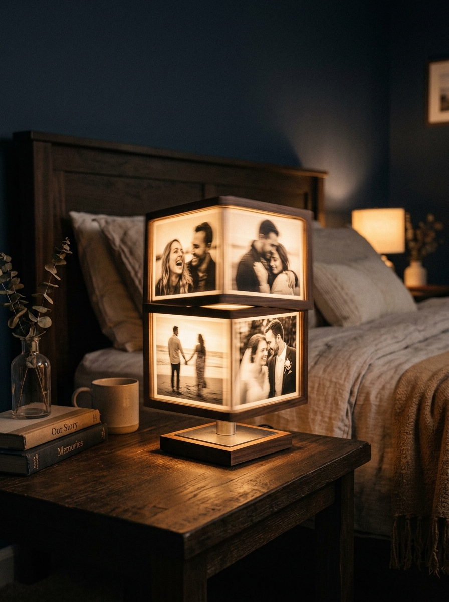 ZOCI VOCI Personalized Rotating Photo Lamp