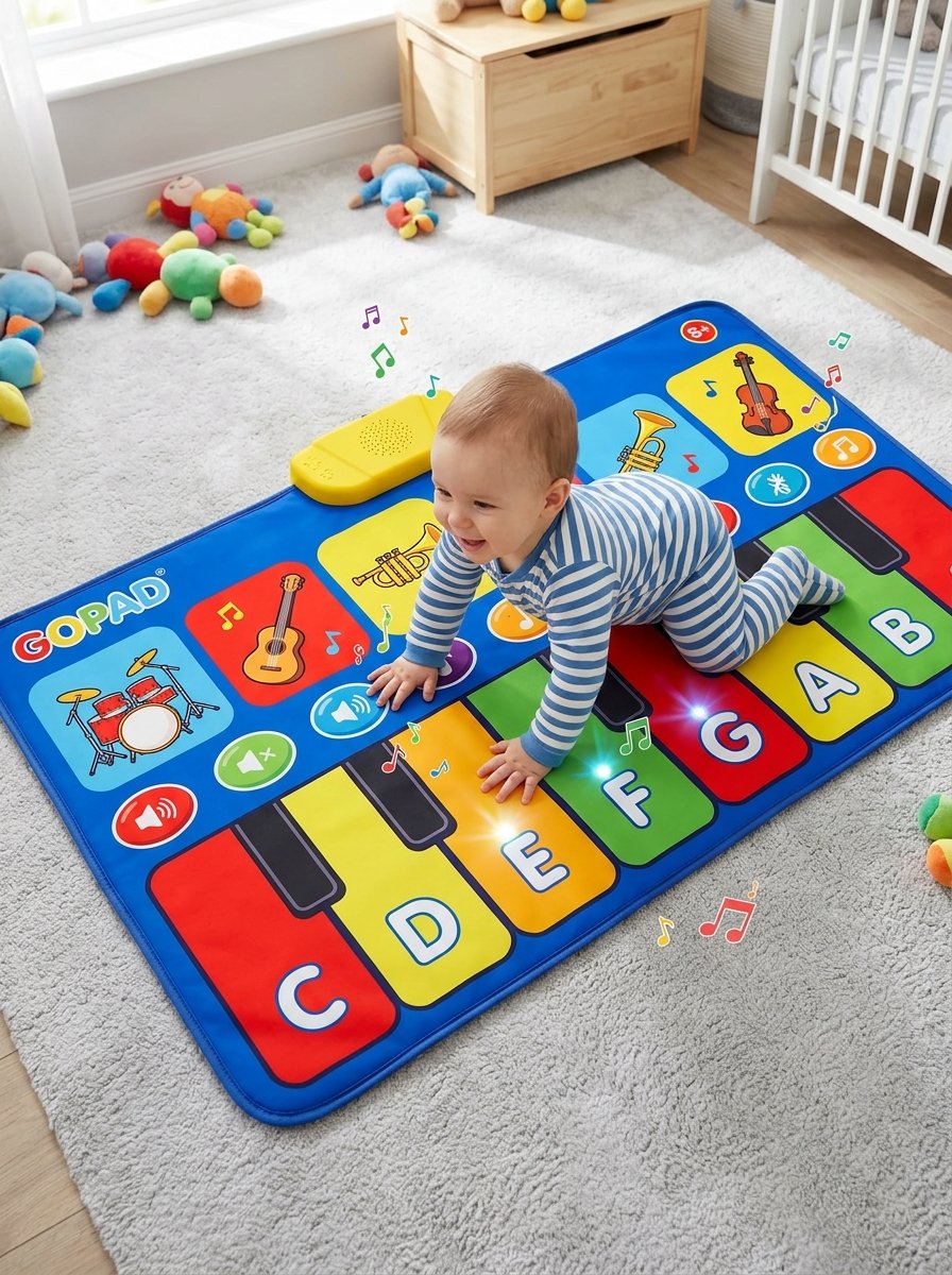 GOPAD Touch-Sensitive Musical Piano Mat