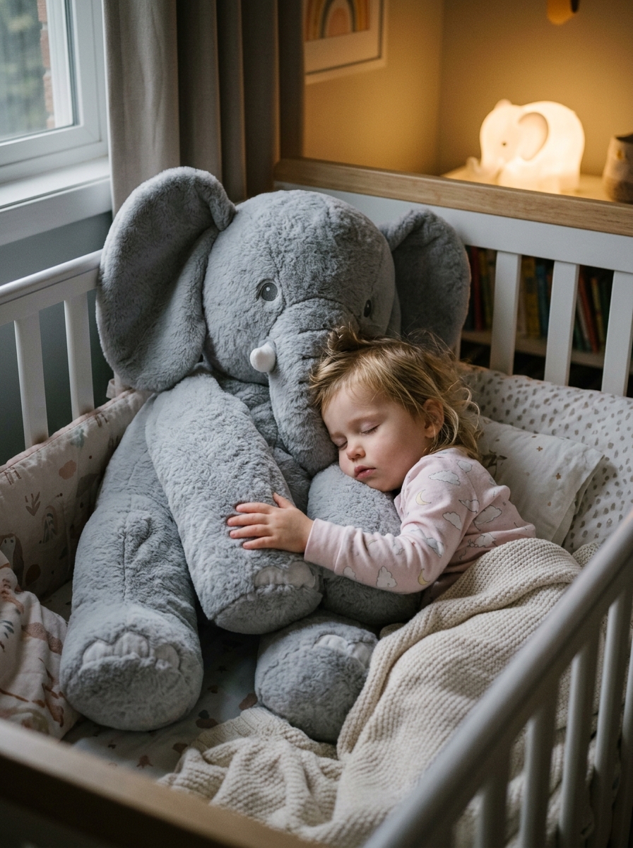 DearJoy Soft Giant Elephant Hugging Pillow