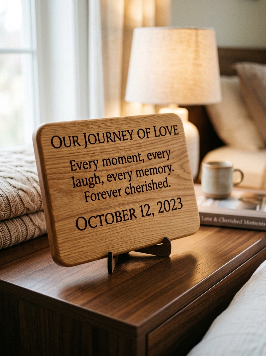 Personalized Wooden Memory Plaque