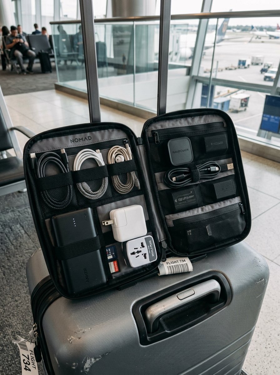 House of Quirk Travel Electronics Gadget Bag