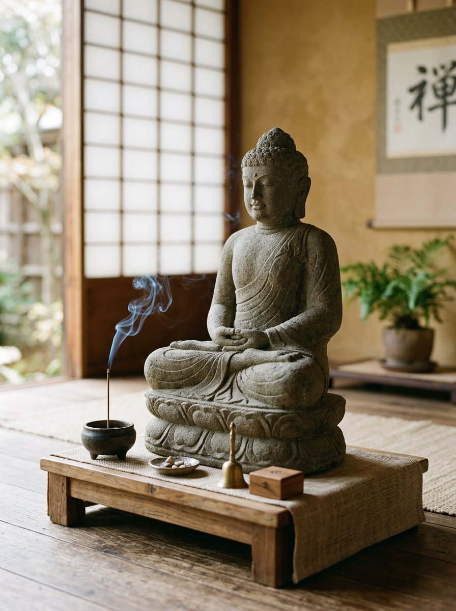 Global Grabbers Meditating Sitting Buddha Statue