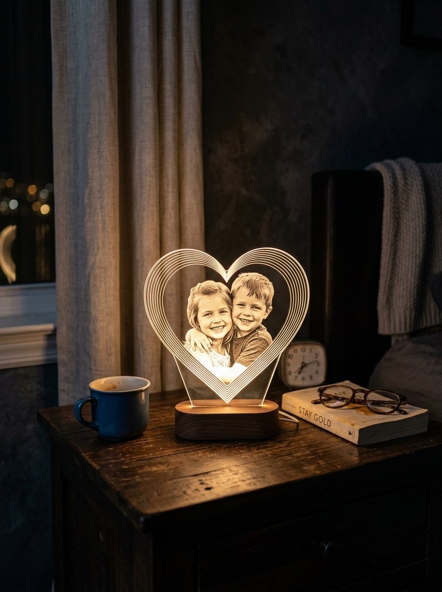 Artistic Gifts Acrylic Personalized 3D Photo LED Lamp