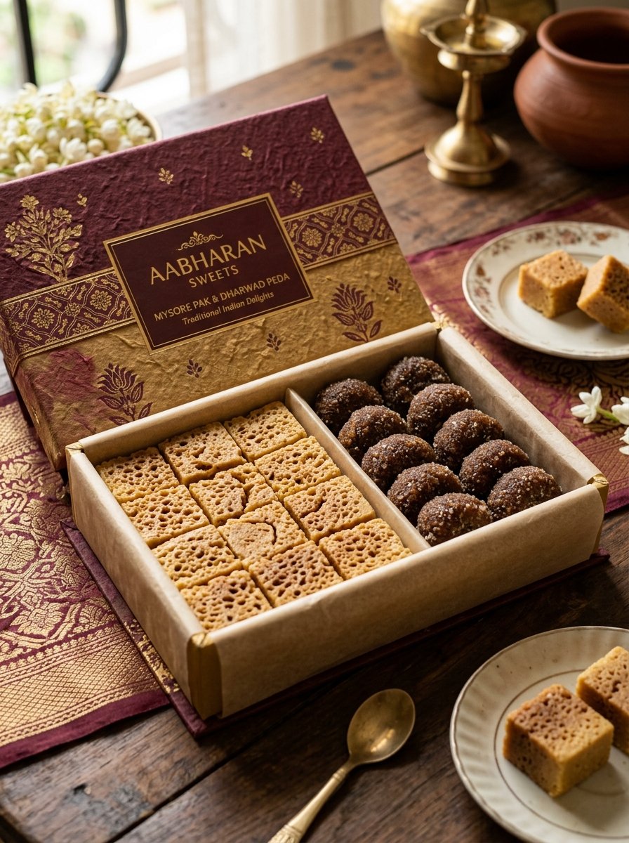 Lal Sweets Mysore Pak & Dharwad Peda Combo