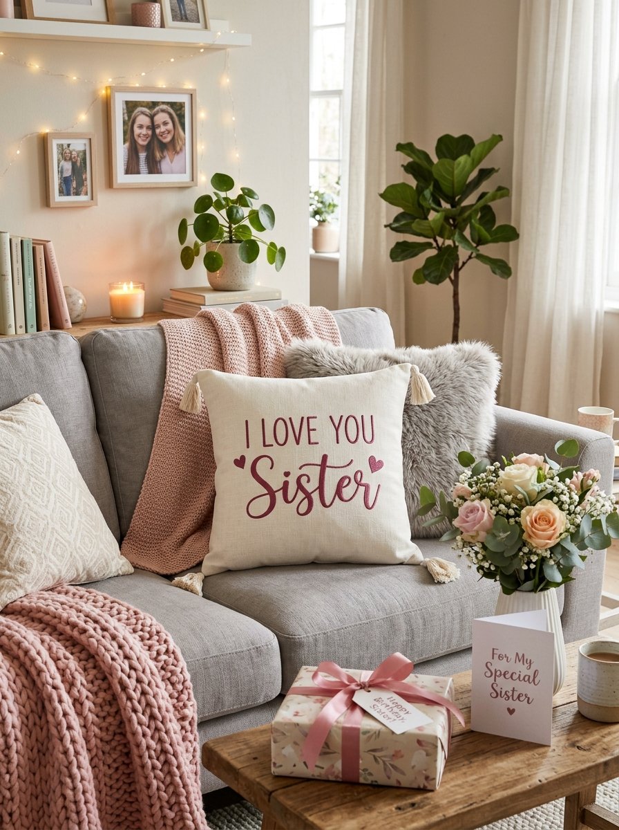 PICRAZEE "I Love You Sister" Cushion