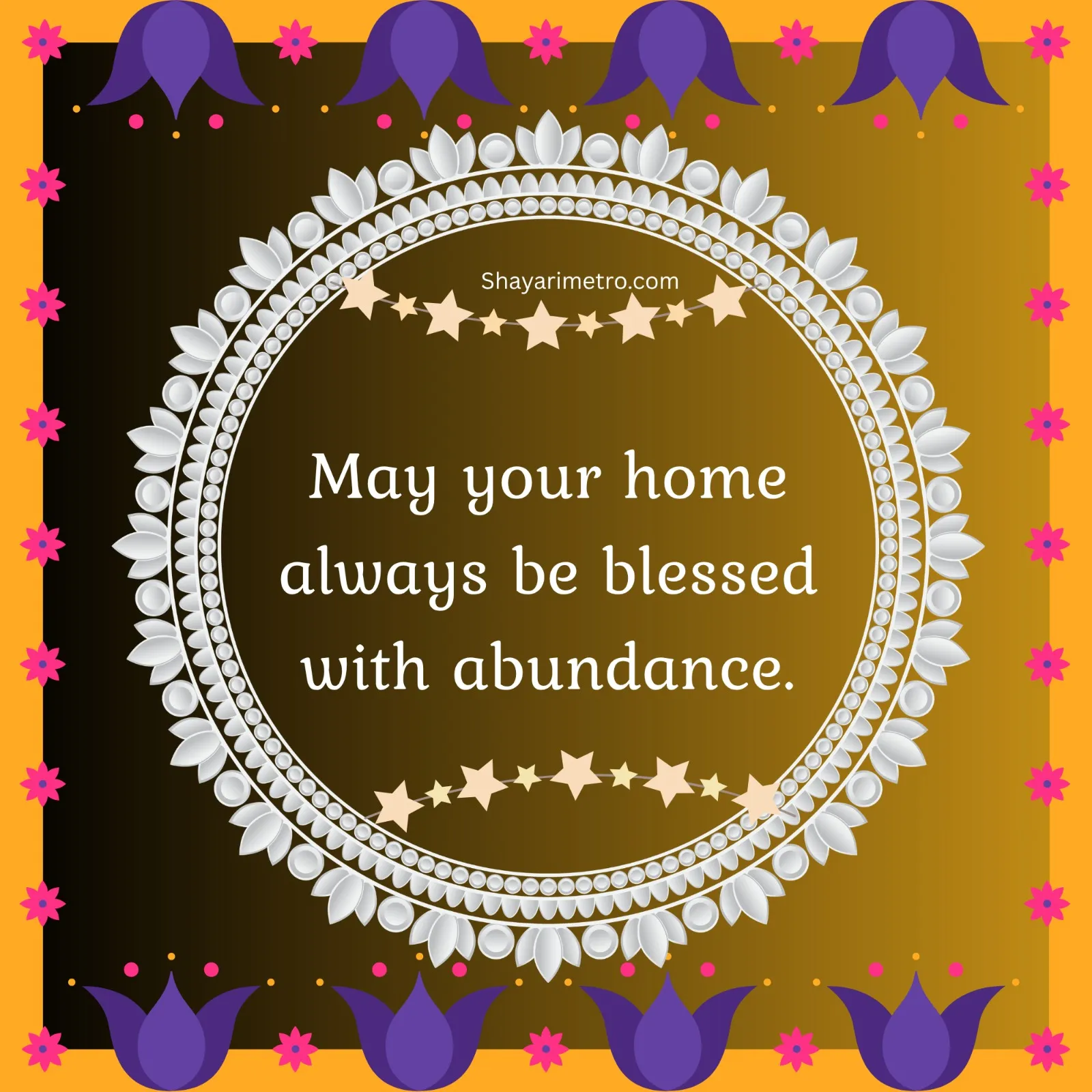 Happy Diwali Wishes English Card 16 - Deepavali HD Greeting Photo