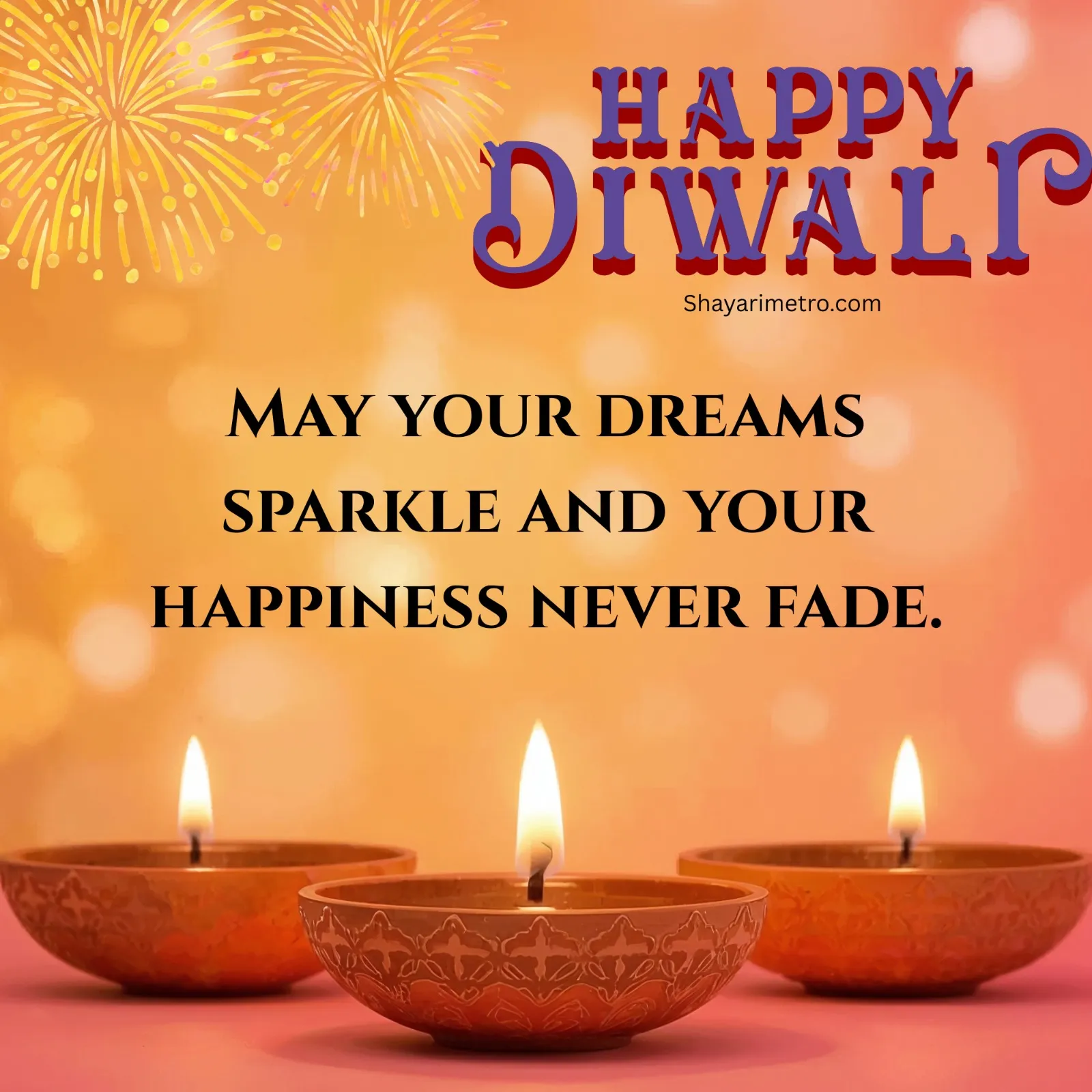 Happy Diwali Wishes English Card 20 - Deepavali HD Greeting Photo