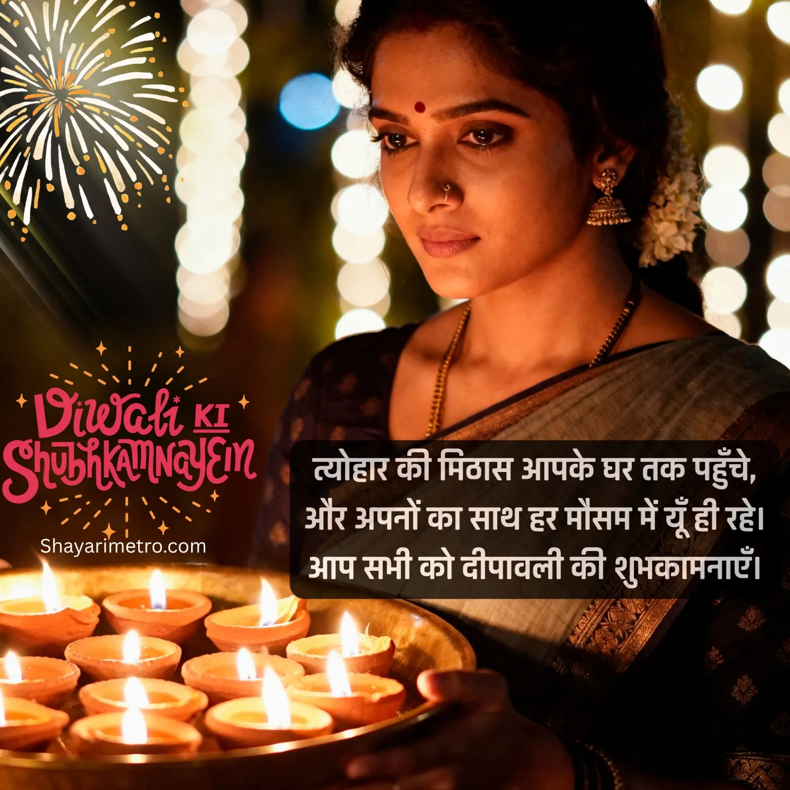 शुभ दीपावली इमेज 7 - Happy Diwali Wishes Hindi Photo HD