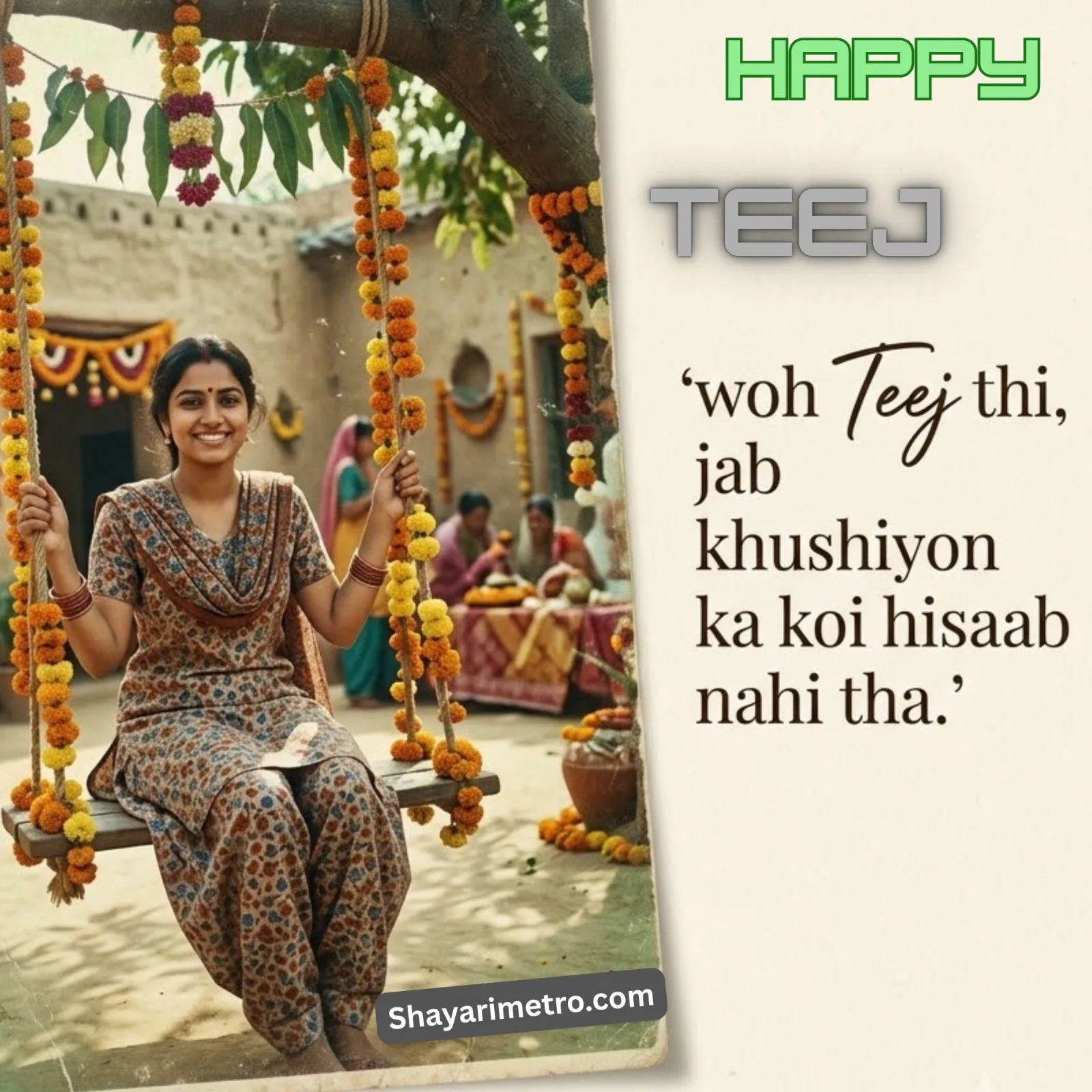 Teej Wishes Image 1 HD Download — Teej Greetings & Status