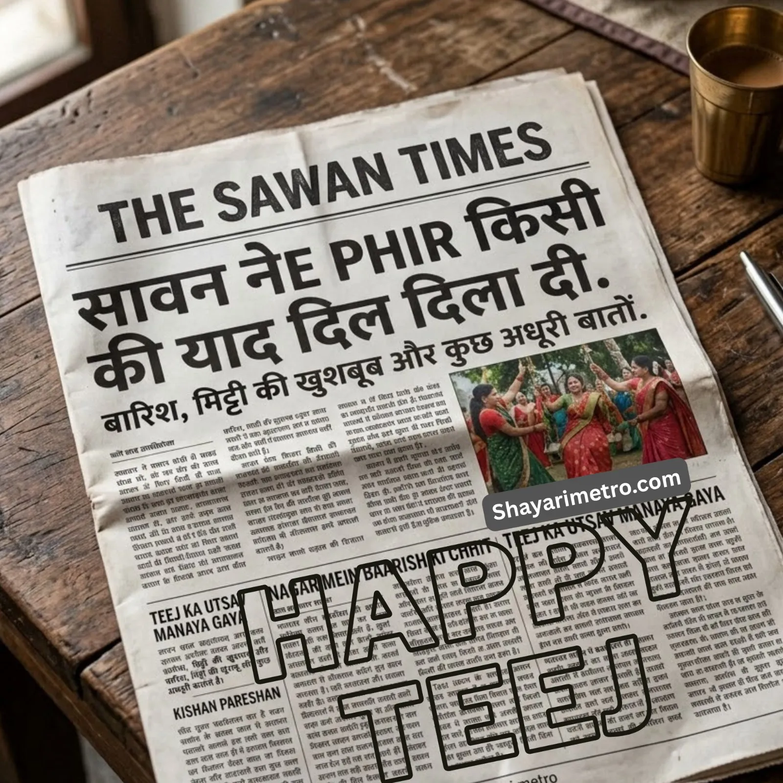 Teej Wishes Image 3 HD Download — Teej Greetings & Status